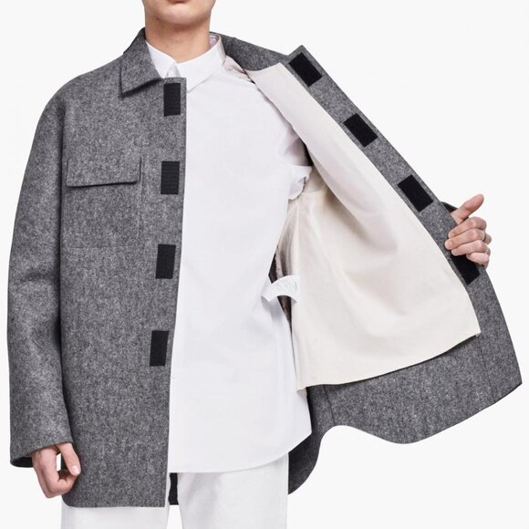 AW18 OAMC KUNSTHALLE FELT OVERSHIRT JACKET L - Picture 13 of 16